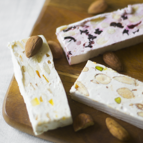 Barre de nougat aux agrumes bio du Roy René