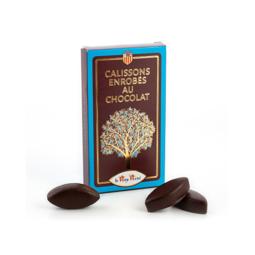 Étui de 6 calissons enrobés au chocolat