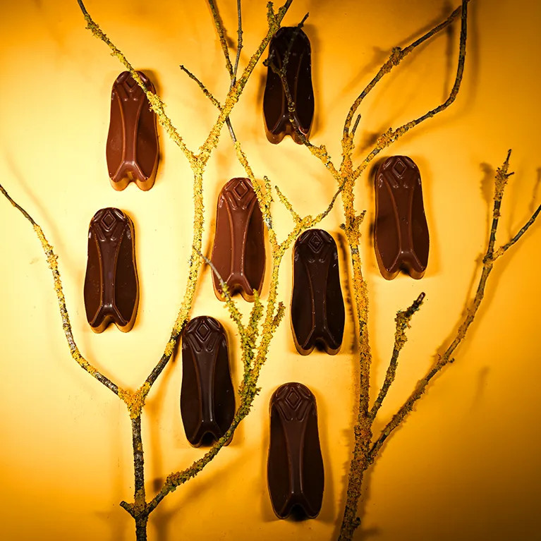 Réglette cigales chocolats | PÂQUES · Le Roy René