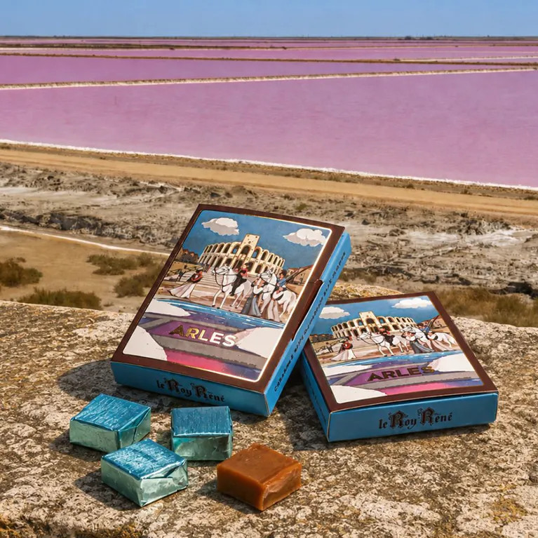 Caramel fleurs de sel de camargue Arles