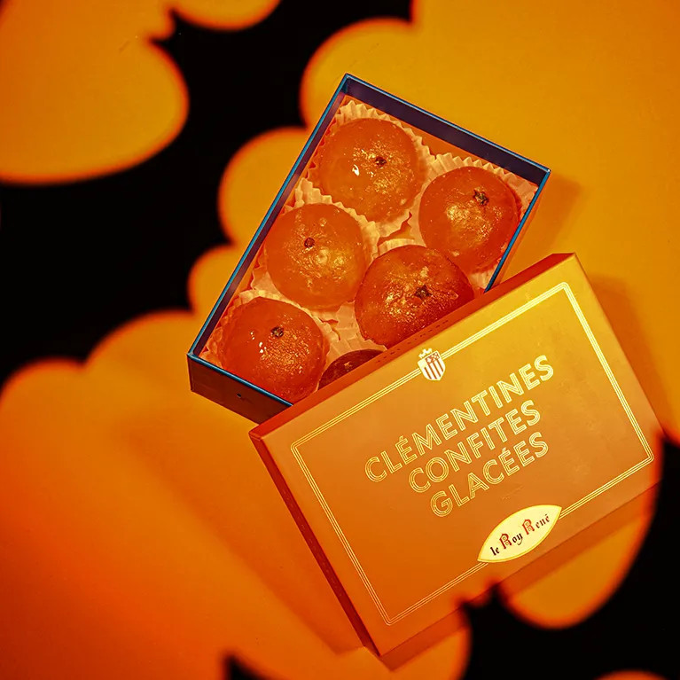 Box of frozen clementines | Christmas · Le Roy René