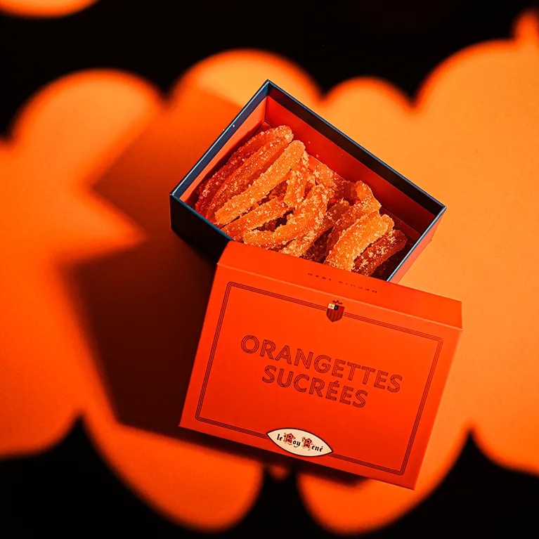 Sugared orangettes | Christmas · Le Roy René