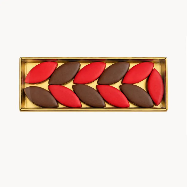 Réglette calissons d'exceptoin Cointreau, chocolat noix