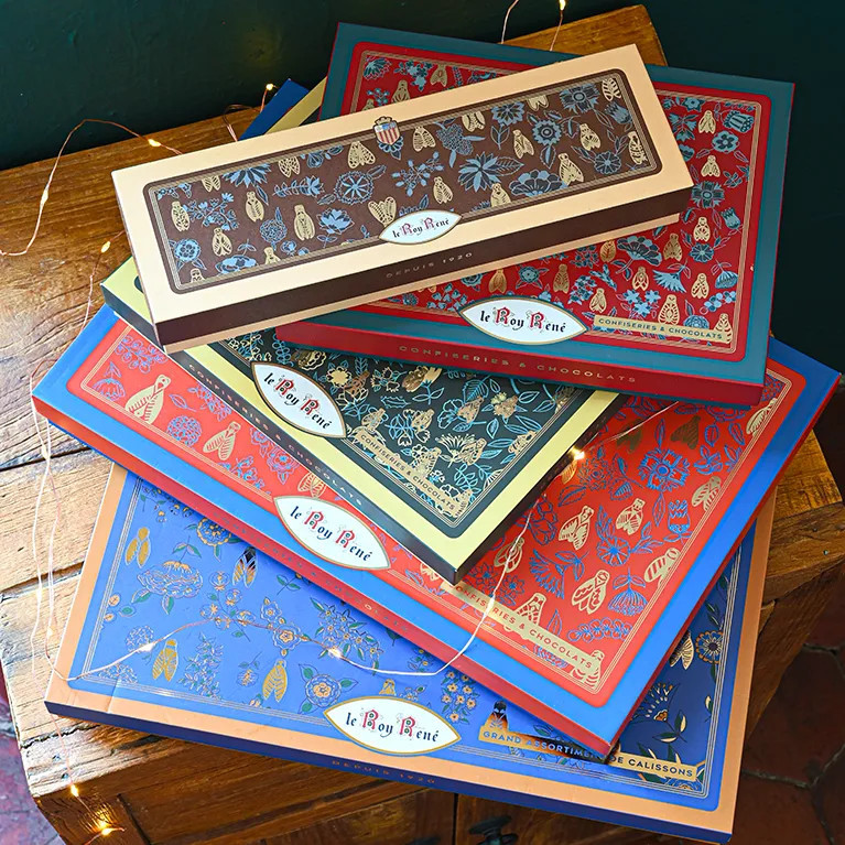 Coffret de confiseries et chocolats n°3 | Accueil · Le Roy René