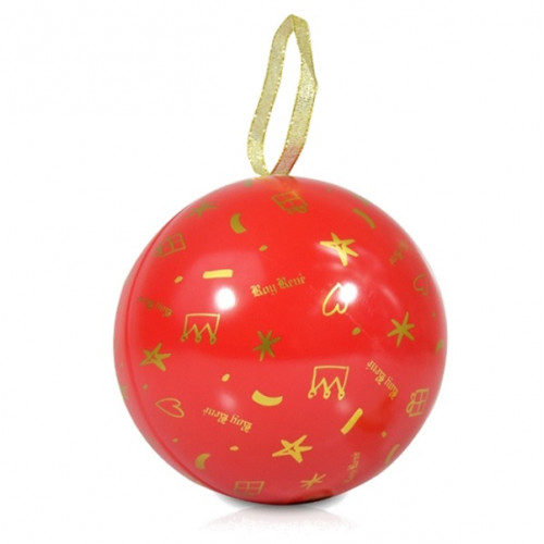 BOULE DE NOËL ROUGE - Garnie de petits calissons