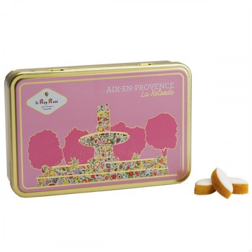 Boîte de petits calissons amandes du Roy René, collection Aix-en-Provence