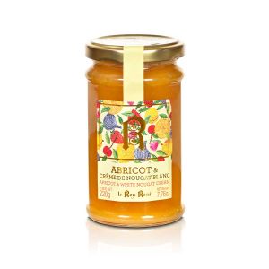 Apricot & white nougat jam