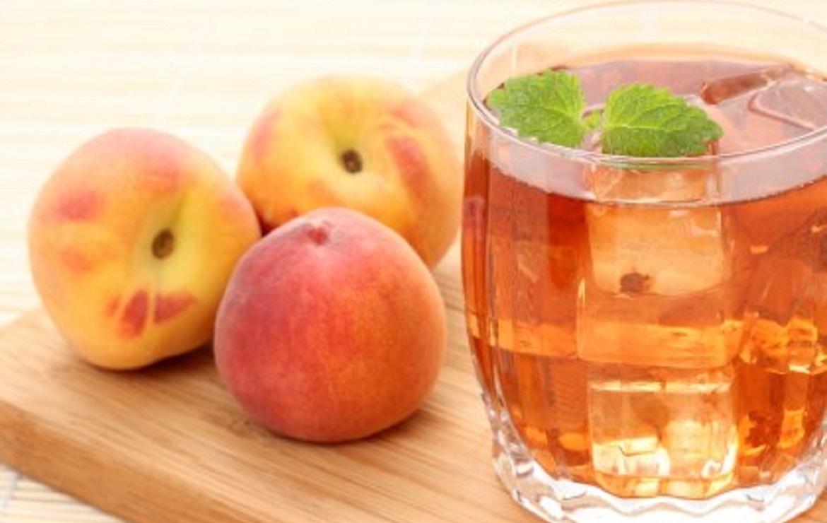 Apricot iced tea