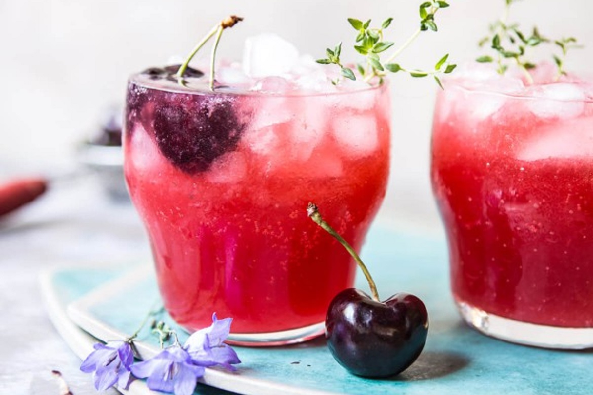 Royal Morello cherry cocktail