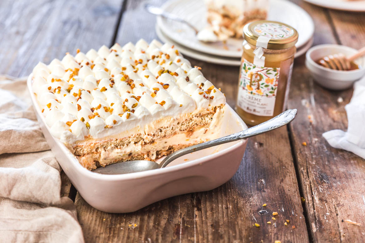 Tiramisu au nougat blanc